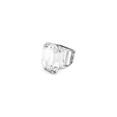 Bague Swarovski Lucent en acier et cristaux Swarovski, taille 60