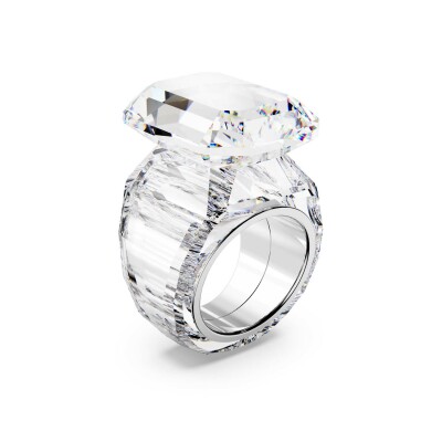 Bague Swarovski Lucent en acier et cristaux Swarovski, taille 60