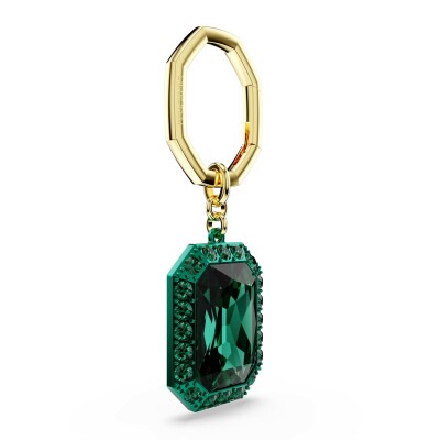 Porte clés Swarovski Lucent en métal rhodié, métal doré et cristaux Swarovski