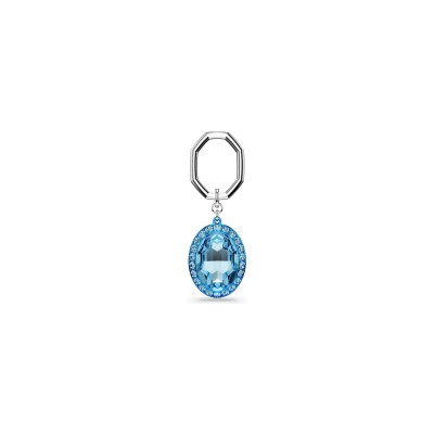 Porte clés Swarovski Lucent en métal rhodié, métal doré et cristaux Swarovski