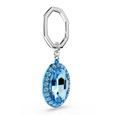 Porte clés Swarovski Lucent en métal rhodié, métal doré et cristaux Swarovski