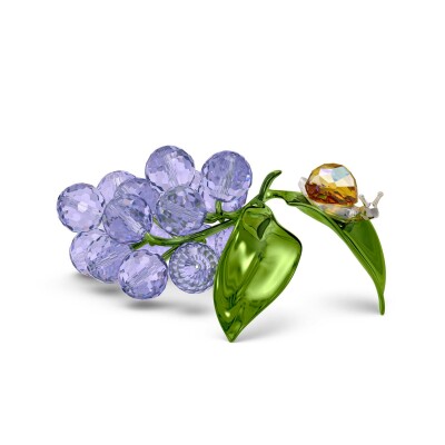 Décoration Swarovski Idyllia Escargot et Myrtilles en cristaux Swarovski