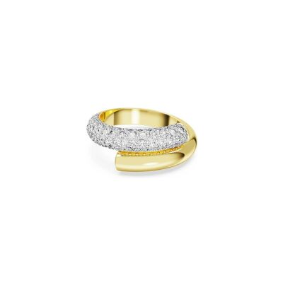 Bague Swarovski Dextera en métal doré et cristaux Swarovski, taille 52