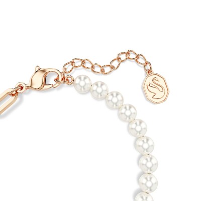 Bracelet Swarovski Teddy en métal doré et cristaux Swarovski, taille M
