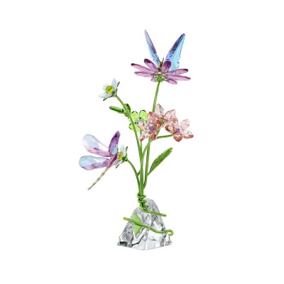 Décoration Swarovski Idyllia Papillon et fleurs en cristaux Swarovski
