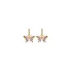 Boucles d'oreilles Swarovski Idyllia en métal doré et cristaux Swarovski