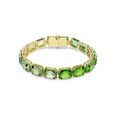 Bracelet Swarovski Millenia en métal doré et cristaux Swarovski, taille M