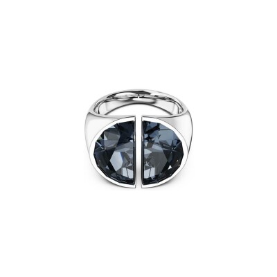 Bague Cocktail Swarovski Lucent en métal rhodié et cristaux Swarovski, taille 60