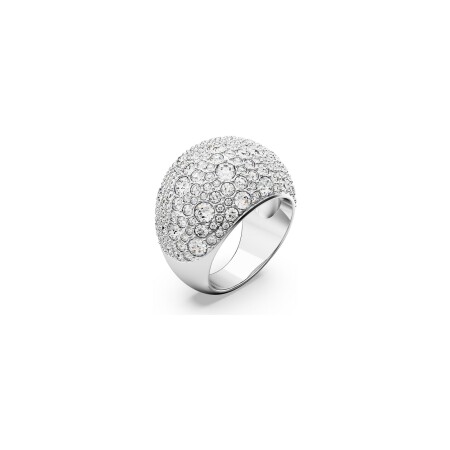 Bague Swarovski Luna en métal rhodié et cristaux