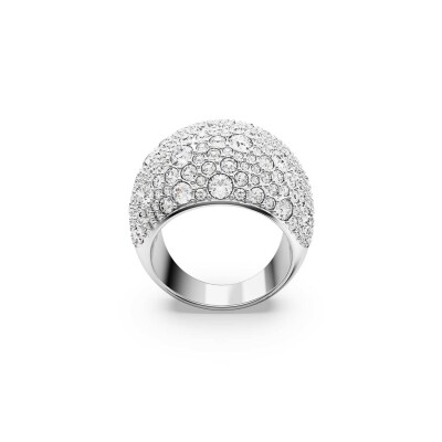 Bague Cocktail Swarovski Sublima Luna en métal rhodié et cristaux Swarovski, taille 52