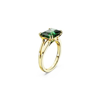 Bague Cocktail Swarovski Stilla en métal doré et cristaux Swarovski, taille 60