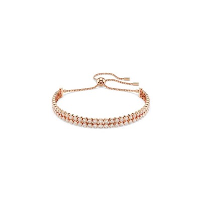 Bracelet Swarovski Matrix en métal doré et cristaux Swarovski, taille M