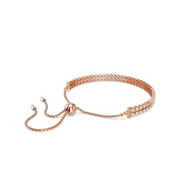 Bracelet Swarovski Matrix en métal doré et cristaux Swarovski, taille M