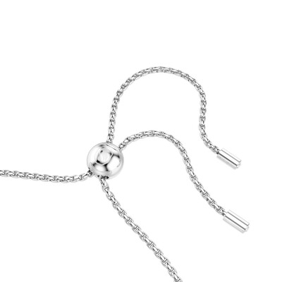 Bracelet Swarovski Matrix en métal rhodié et cristaux Swarovski, taille M