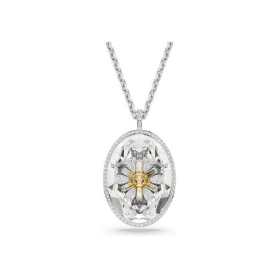 Pendentif Swarovski Idyllia en métal rhodié et cristaux Swarovski