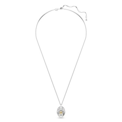 Pendentif Swarovski Idyllia en métal rhodié et cristaux Swarovski