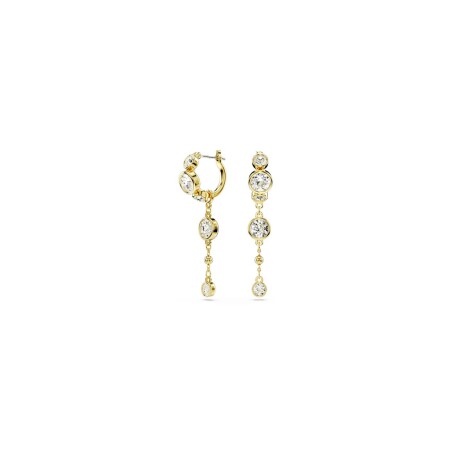 Boucles d'oreilles Swarovski Imber en métal doré et cristaux