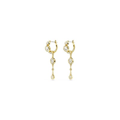 Boucles d'oreilles Swarovski Imber en métal doré et cristaux