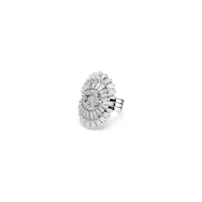 Bague Swarovski Idyllia en métal rhodié et cristaux Swarovski, taille 55