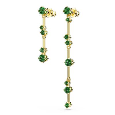 Boucles d'oreilles Swarovski Constella en métal doré et cristaux Swarovski