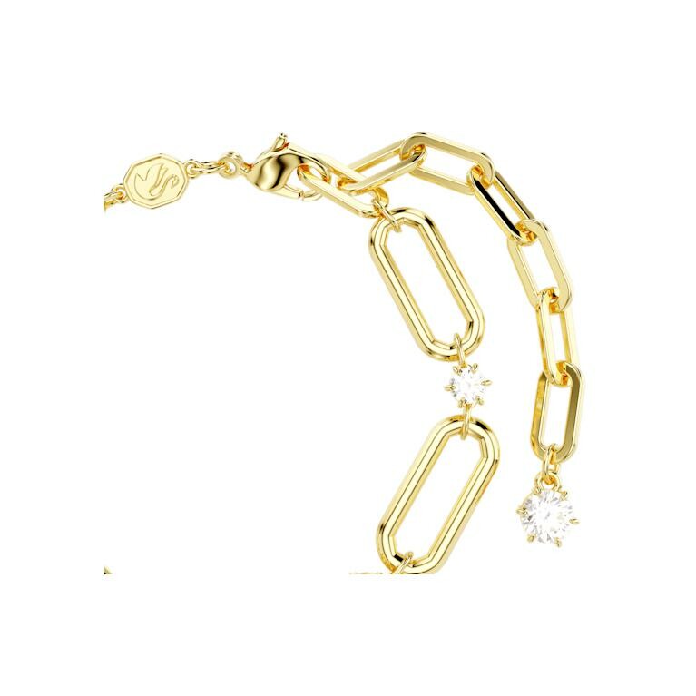 Bracelet Swarovski Constella en métal doré et oxyde de zirconium