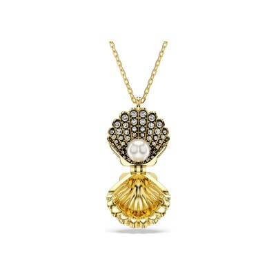 Pendentif Swarovski Idyllia en métal doré et cristaux Swarovski