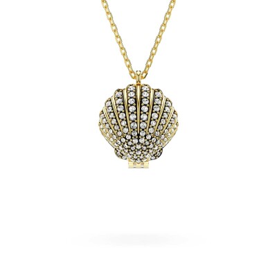 Pendentif Swarovski Idyllia en métal doré et cristaux Swarovski
