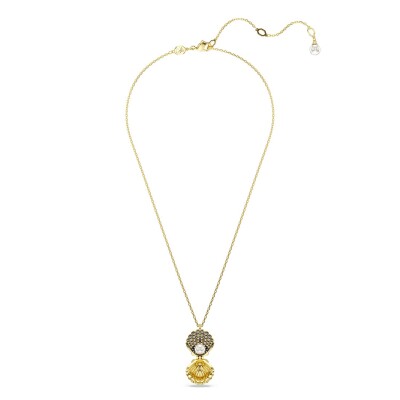 Pendentif Swarovski Idyllia en métal doré et cristaux Swarovski