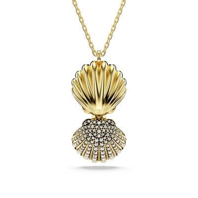 Pendentif Swarovski Idyllia en métal doré et cristaux Swarovski