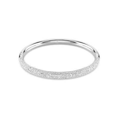 Bracelet Jonc Swarovski Sublima en métal rhodié et cristaux Swarovski, taille S