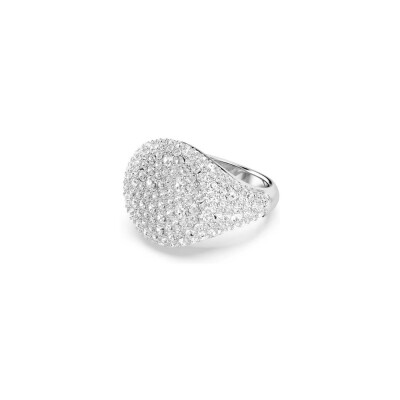 Bague Cocktail Swarovski Sublima en métal rhodié et cristaux Swarovski, taille 60