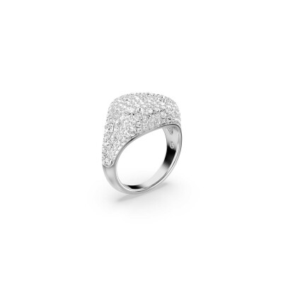 Bague Cocktail Swarovski Sublima en métal rhodié et cristaux Swarovski, taille 60
