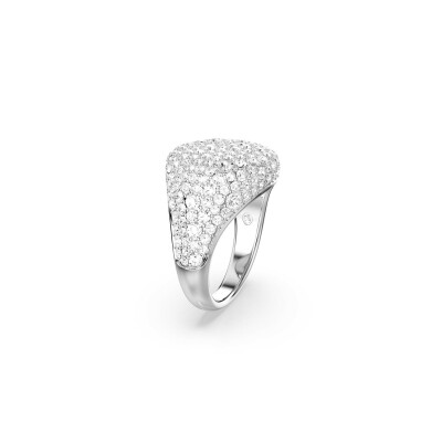 Bague Cocktail Swarovski Sublima en métal rhodié et cristaux Swarovski, taille 60