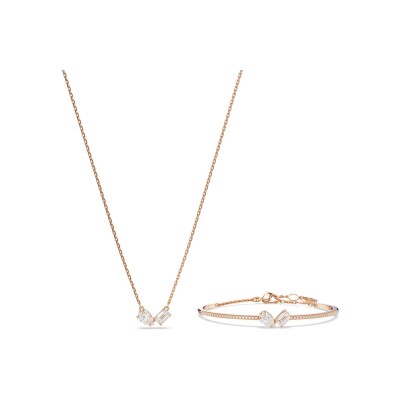 Parure Swarovski Mesmera en métal doré et cristaux Swarovski