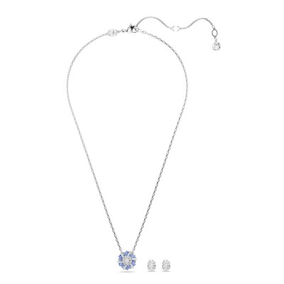 Parure Swarovski Idyllia en métal rhodié et cristaux Swarovski
