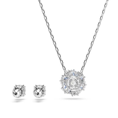 Parure Swarovski Idyllia en métal rhodié et cristaux Swarovski