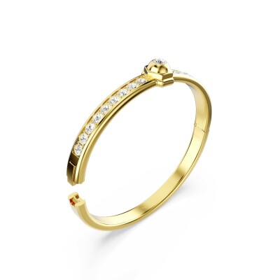 Bracelet Jonc Swarovski Numina en métal doré et cristaux Swarovski, taille M