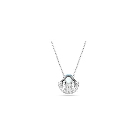 Pendentif Swarovski Idyllia en métal rhodié et cristaux