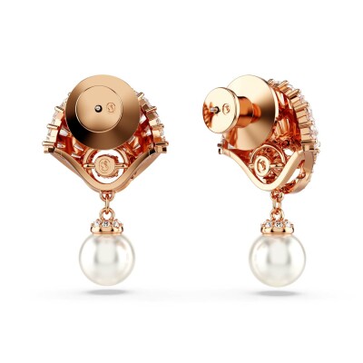 Boucles d'oreilles Swarovski Idyllia en métal doré et cristaux Swarovski