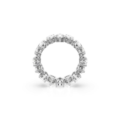 Bague Swarovski Matrix en métal argenté et cristaux Swarovski, taille 58