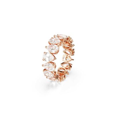 Bague Swarovski Matrix en métal doré et cristaux Swarovski, taille 58