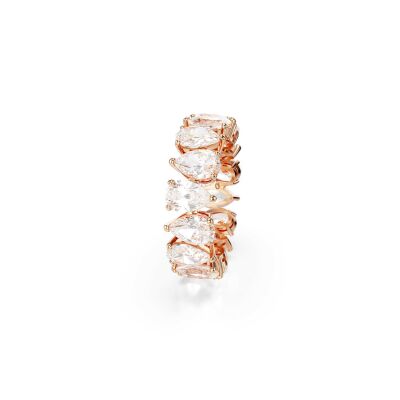 Bague Swarovski Matrix en métal doré et cristaux Swarovski, taille 58