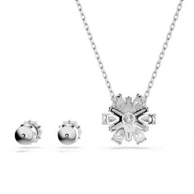 Parure Swarovski Idyllia en métal rhodié et cristaux Swarovski