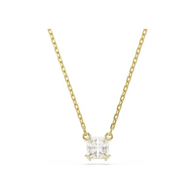 Pendentif Swarovski Stilla Attract en métal doré et oxyde de zirconium