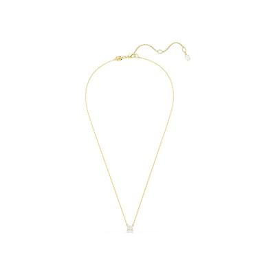Pendentif Swarovski Stilla Attract en métal doré et oxyde de zirconium