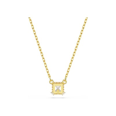 Pendentif Swarovski Stilla Attract en métal doré et oxyde de zirconium