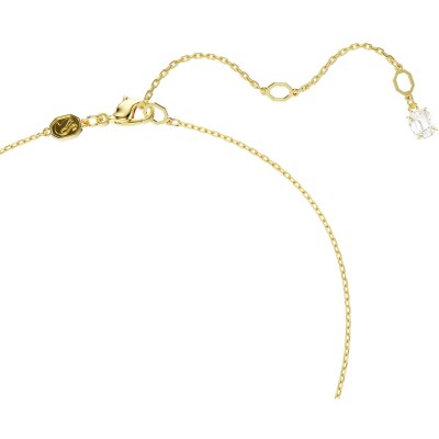Pendentif Swarovski Stilla Attract en métal doré et oxyde de zirconium
