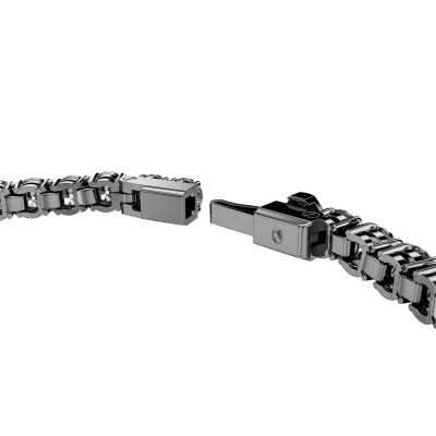 Bracelet Tennis Swarovski Matrix en ruthénium et cristaux Swarovski, taille M