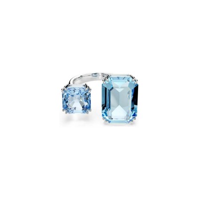 Bague Cocktail Swarovski Millenia en métal rhodié et cristaux Swarovski, taille 58