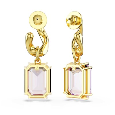 Boucles d'oreilles Swarovski Millenia en métal doré et cristaux Swarovski